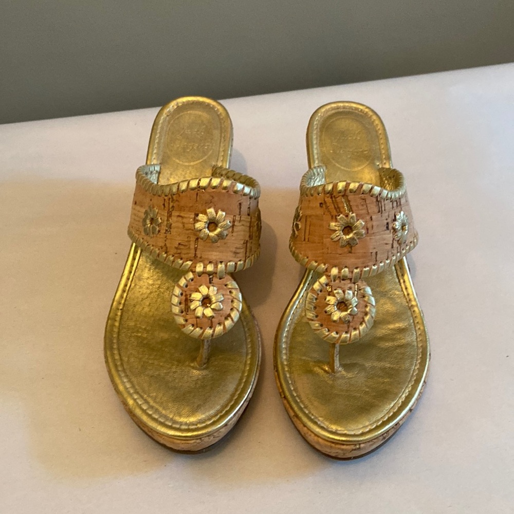 Jack Rogers Marabella Wedge Size 8